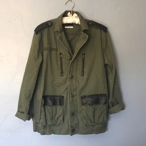 BDG olive green military jacket urban outfitters